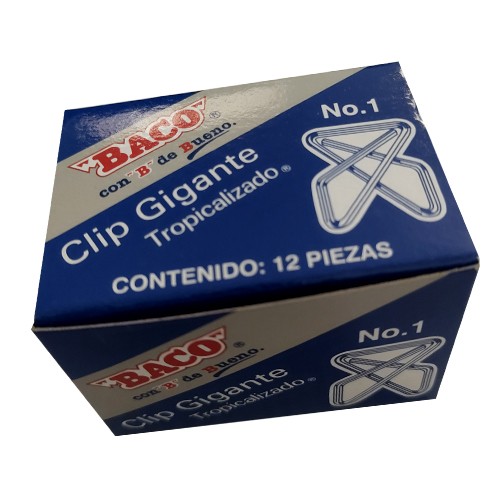 CLIPS BACO GIGANTE TRIANGULAR # 1 CJA.