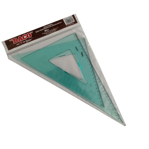 ESCUADRA BACO ESTUCHE SP 3045/60 C/GRAD.S/BISEL