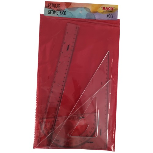 ESTUCHE DE GEOMETRIA BACO # 3