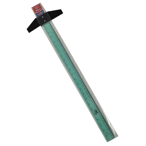 REGLA T PLASTICA BACO C/GRAD FIJA 60 CMS