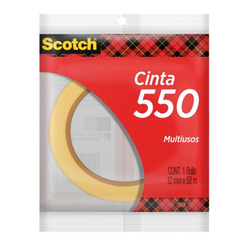CINTA TAPE SCOTCH 550 3M 1/2"X 50 M.