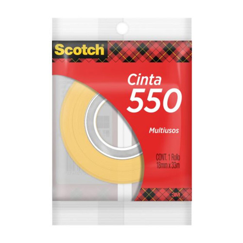 CINTA TAPE SCOTCH 550 3M 3/4"X 33 M.