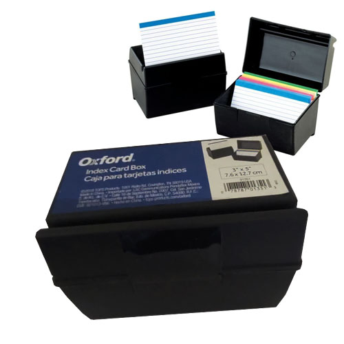 FICHERO PLASTICO 3 X 5"