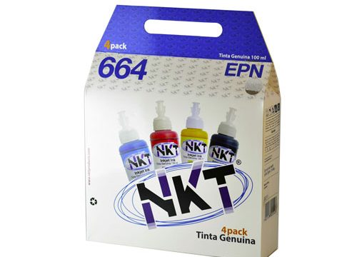 TINTA DYE NKT 100 ML. 4 COLORES(B/C/M/Y)EPSON SERIE L