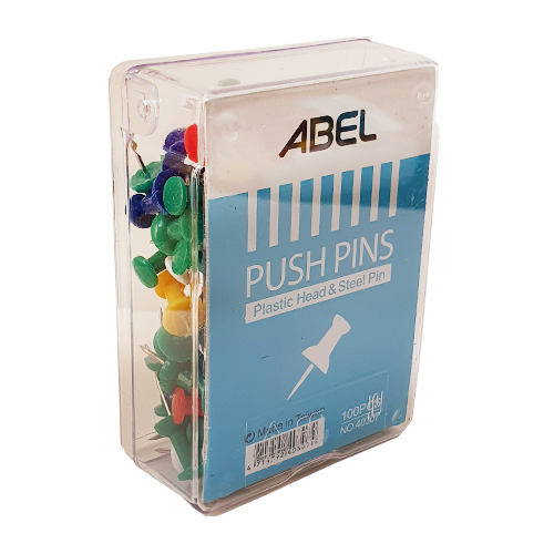 ALFILERES PUSH PIN ABEL 100 X CAJA 40307