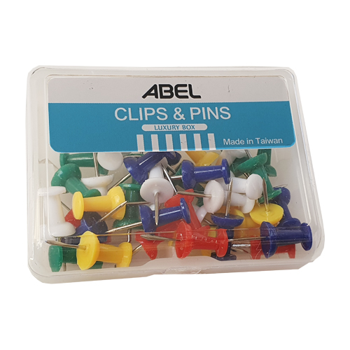 ALFILERES PUSH PIN ABEL 40 X CAJA 40014