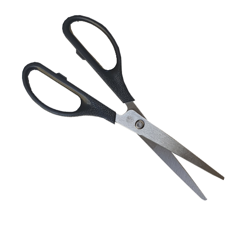 TIJERA ABEL 7" MANGO PL?STICO NEGRO/COR 60022