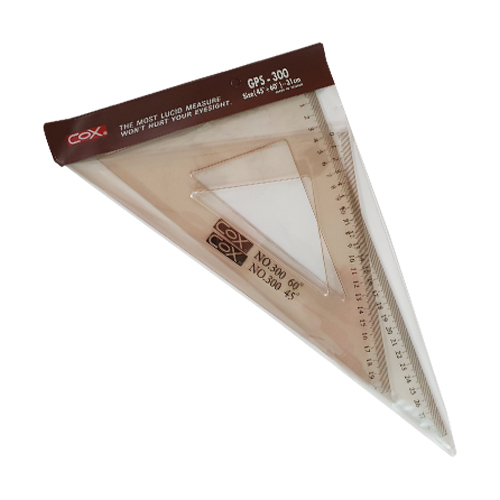 ESCUADRA COX GPS-300,45-60" 31 CMS.EST.