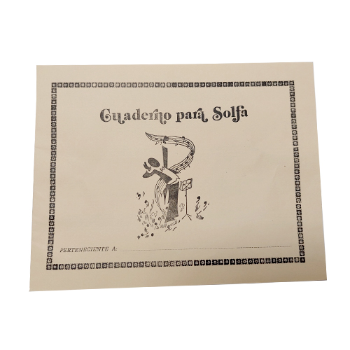 CUADERNO DE SOLFA PAUTAD0