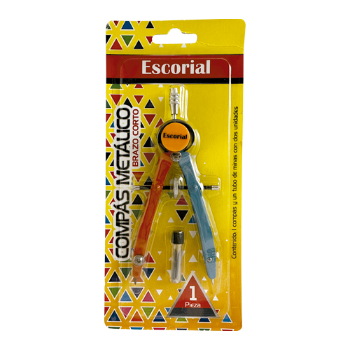COMPAS METALICO ESCORIAL BRAZO CORTO
