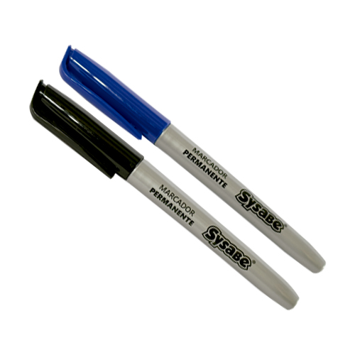 MARCADOR SYSABE PERM. P/FINO 6310 AZUL/NEGRO
