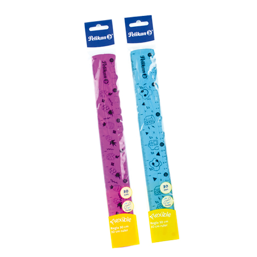 REGLA PELIKAN FLEXIBLE 30 CM.