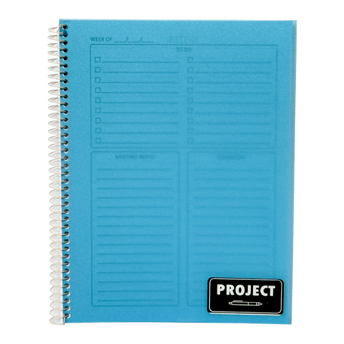 CUADERNO"PROYECT"50 H. B/80 P/NOTAS SEMANAL (5X8")