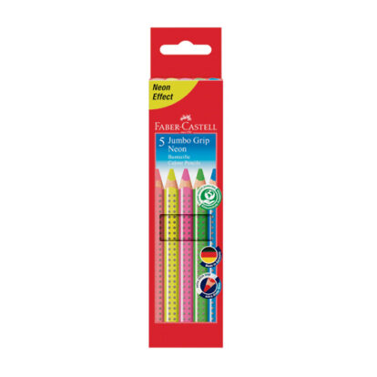 CRAYON FABER GRIP 5 COLS. 110994