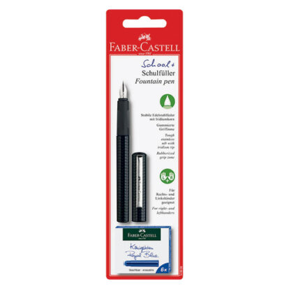 PLUMA FUENTE FABER ESCOL.CARBON/ROJO 149809