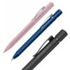 BOLIGRAFO FABER C.2011  144111/53/87 PLATEADO/COLS.