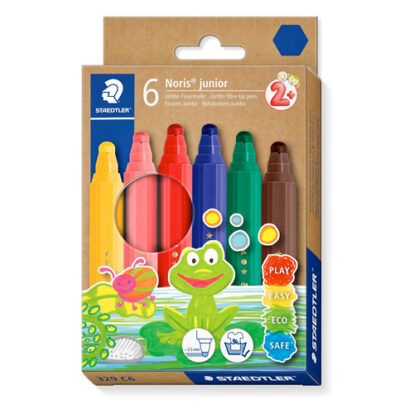 MARCADOR STAEDTLER JUNIOR NORIS 329  6 COLS.