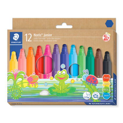 MARCADOR STAEDTLER JUNIOR NORIS 329  12 COLS.