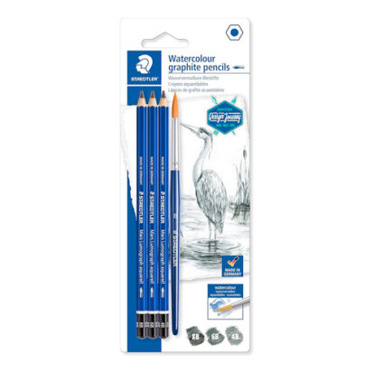 LAPIZ STAEDTLER LUMOGR. 100A SBk4 ACUAR.
