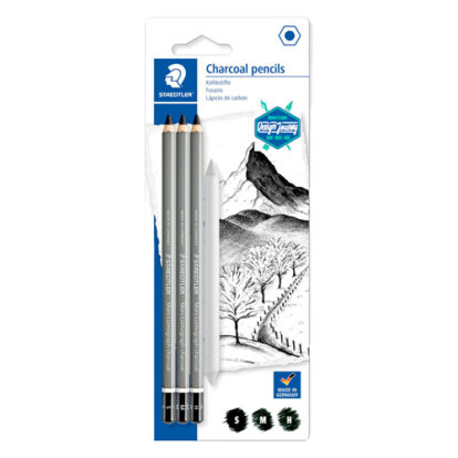 LAPIZ STAEDTLER LUMONGR.CARBON EST.4 PZS  SB4K