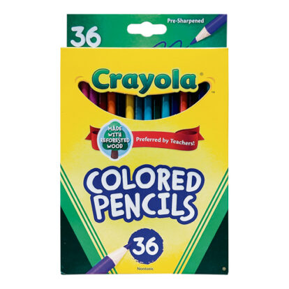 CRAYON D/MADERA CRAYOLA LARGO 36 COLS.