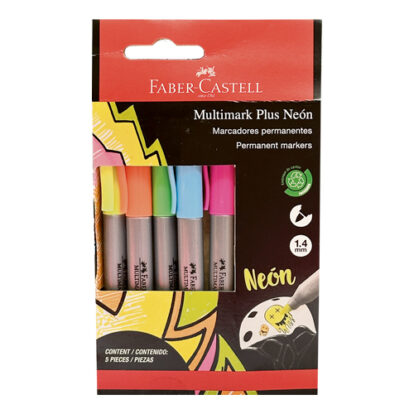 MARCADOR MULTIMARK F.C. 153933 NEON 5 UN.